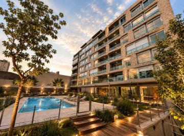 Departamento · 84m² · 3 Ambientes · 1 Cochera · Venta: Departamento Dúplex de Dos Dorm. con Patio en Abasto, Rosario