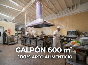 Bodega-Galpón · 638m² · 5 Ambientes · 1 Cochera · Venta. Galpón. Depósitos. Oficinas. Terraza. Vestuarios. Acceso Vehicular.
