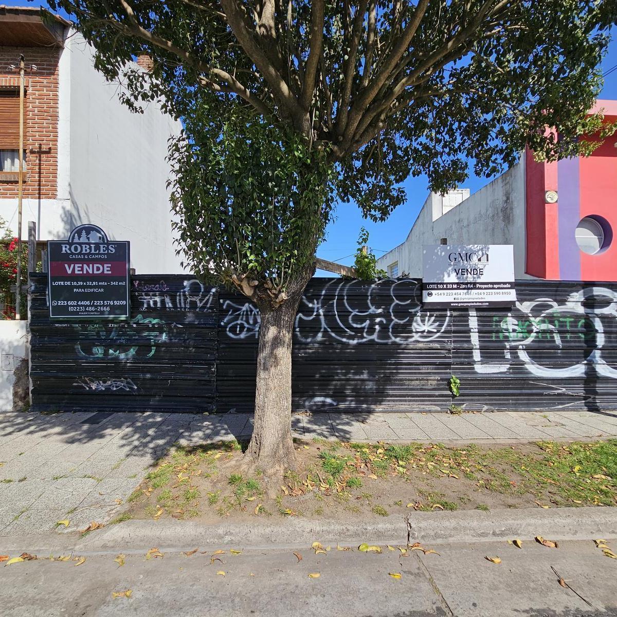Lote apto desarrollo de 342 m² en barrio Chauvín