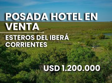 Casa · 400m² · 6 Dormitorios · Posada Hotel en Venta 60 Hectáreas Esteros del Iberá Corrientes