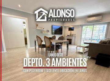 Departamento · 125m² · 3 Ambientes · Departamento 3 Ambientes en Venta en Lanusita