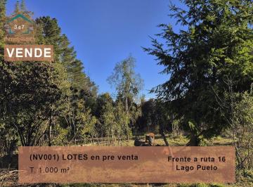 Terreno · 1000m² · (Nv001) Lotes en Pre Venta Proyecto PH Frente a Ruta 16, Lago Puelo, Paraje Entre Rios