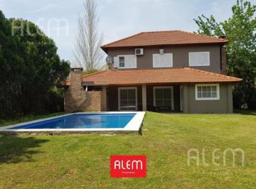 Casa · 185m² · 4 Ambientes · 1 Cochera · Casa en Alquiler Temporario en Quintas del Sol