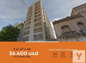 Departamento · 36m² · 2 Ambientes · Departamento en Venta - 1 Dormitorio 1 Baño - 36 m² - La Plata [financiado]