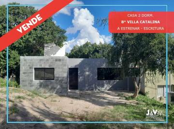 Casa · 100m² · 3 Ambientes · 1 Cochera · Vendo Casa 2 Dorm. B° Villa Catalina. Etapa Eco. a Estrenar.