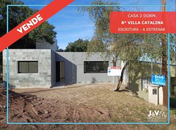 Casa · 100m² · 3 Ambientes · 1 Cochera · Vendo Casa 2 Dorm. B° Villa Catalina. Etapa Eco. a Estrenar.