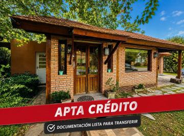 Casa · 110m² · 4 Ambientes · 1 Cochera · Apto Crédito 4 Ambientes en Una Planta Country Los Horneros