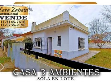 Casa de 3 ambientes, Mar del Tuyú · 58 714 Excelente Casa 2 Dorm. 3 Ambientes Sola en Lote Mar del Tuyú Vende Sara Zapata