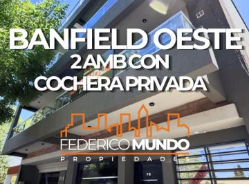 Departamento · 43m² · 2 Ambientes · 1 Cochera · Departamento Venta Banfield 2 Ambientes C/ Cochera Privada Lomas de Zamora