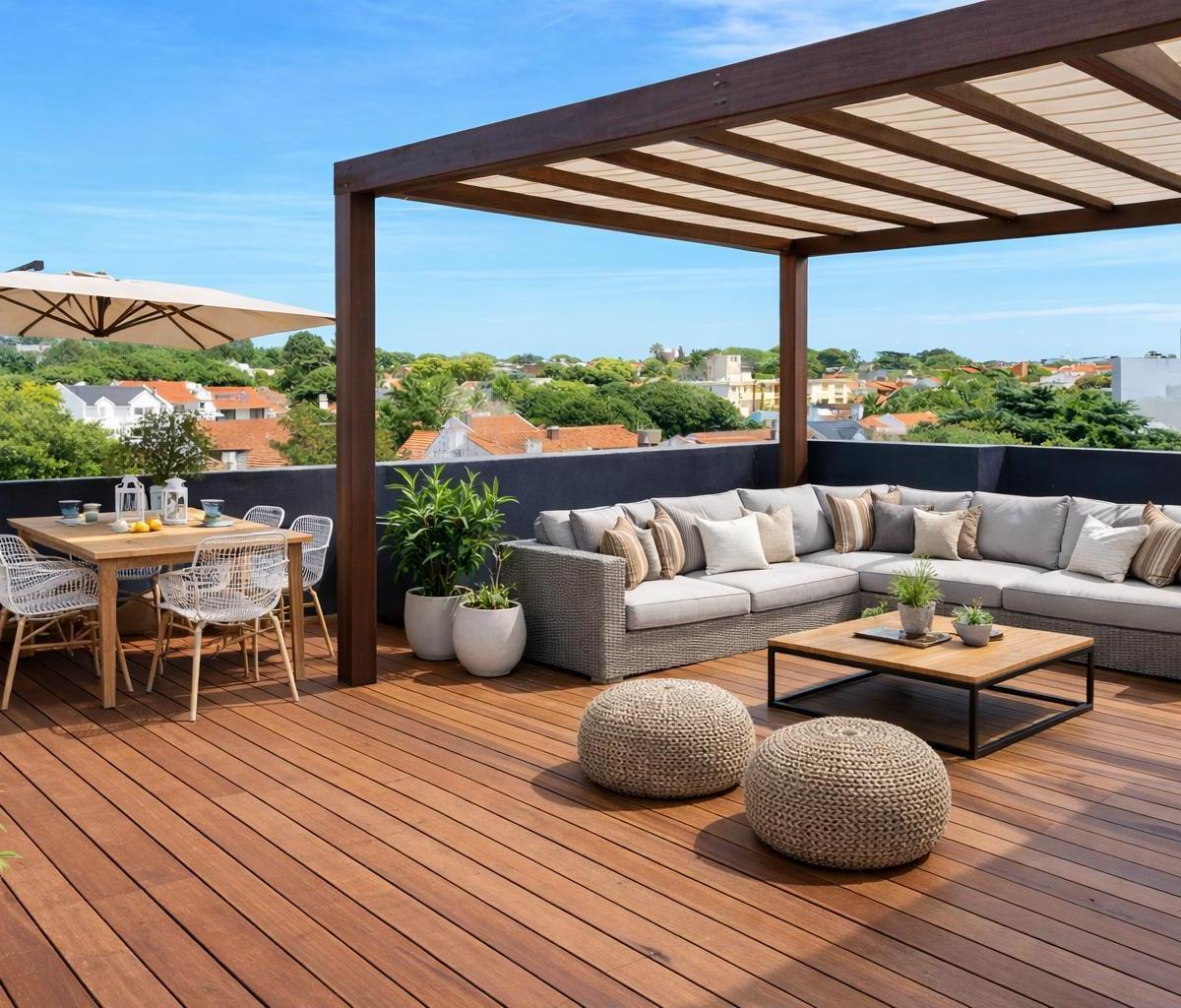 Semipiso 3 amb, 67m² con terraza privada y cochera — Güemes