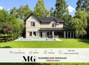 Casa · 200m² · 4 Ambientes · 2 Cocheras · Casa Venta Solar del Bosque, Ezeiza