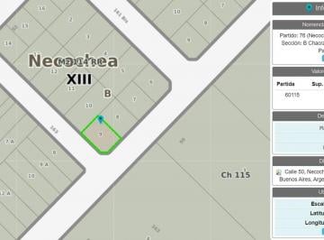 Terreno · 296m² · Lote Venta Esquina Villa del Deportistas, Necochea