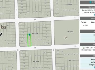 Terreno · 679m² · Lote en Venta en Mar del Tuyu, 680 m², Lote 14