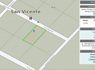 Terreno · 5224m² · Lote en Venta, 5224 m² Chacras de San Vicente, Bs. As.