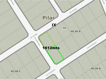 Terreno · 1612m² · Terreno Lote en Venta Ubicado en Los Cachorros (Del Viso), Pilar, G. B. a. Zona Norte