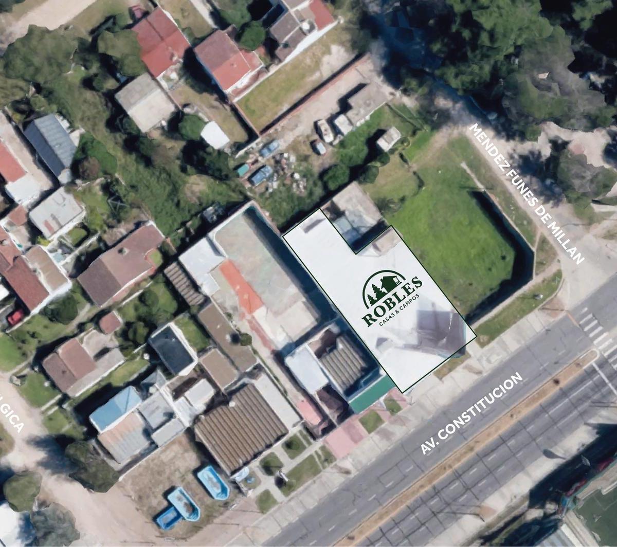 Lote unificado de 525m² en Av. Constitución, apto desarrollo