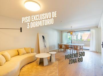 Departamento · 135m² · 5 Ambientes · 1 Cochera · Departamento en Venta, Piso Exclusivo de 3 Dorm., Moreno 500 en Zona Rio, Centro de Rosario