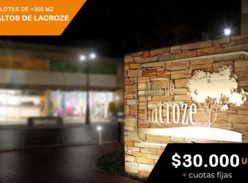 Terreno · 325m² · Terreno en Venta - 325 m² - Altos de Lacroze, Manuel B. Gonnet, La Plata