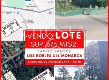 Terreno · 675m² · Terreno Lote en Venta en Los Eucaliptus, Pilar, G. B. a. Zona Norte