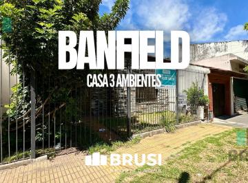 Casa · 160m² · 3 Ambientes · 2 Cocheras · Casa en Venta en Banfield - 3 Ambientes