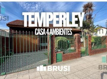 Casa · 120m² · 4 Ambientes · 1 Cochera · Casa 4 Ambientes con Cochera - Temperley