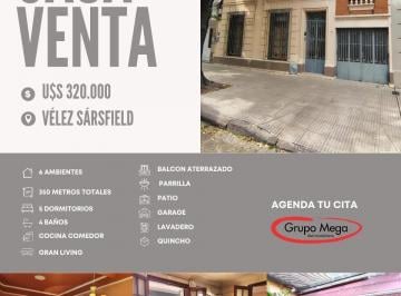Casa · 296m² · 6 Ambientes · 1 Cochera · Casa en Floresta