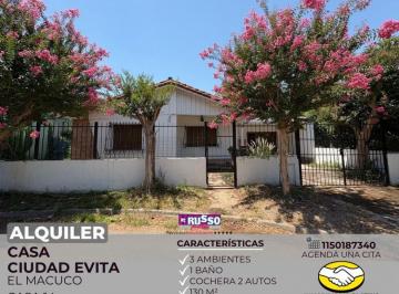 RUS-RUS-10905_2 · Alquiler de Casa 3 Ambientes en Ciudad Evita