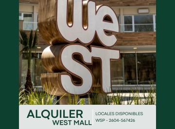 Local comercial de 1 ambiente, San Rafael · Alquiler Local Comercial – West Mall