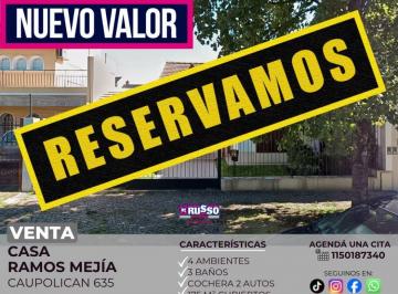 RUS-RUS-10806_2 · Venta Casa 4 Ambientes Ramos Mejía