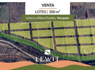 Terreno · 300m² · Venta Lotes | La Ribera Pueblo | 300 m² | Neuquén