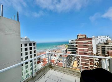 Departamento de 4 ambientes, Mar del Plata · Venta Piso de 4 Ambientes con Vista Al Mar Quincho y Jacuzzi en un Solarium Privado