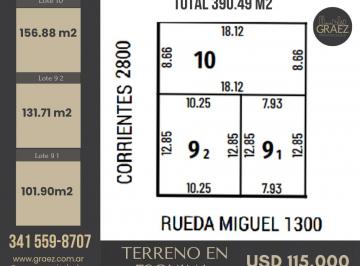 Terreno , Rosario · Terreno Corrientes y Rueda