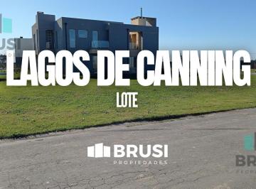 Terreno · 652m² · Lote en Venta en Lagos de Canning I - Oportunidad en Esquina