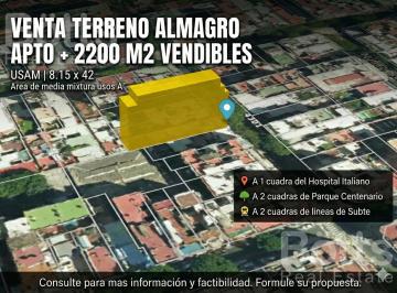 Terreno · 280m² · Terreno en Venta 4700 Vendibles Almagro