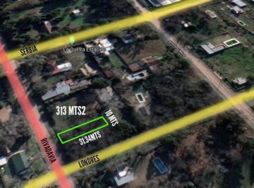 Terreno · 313m² · Terreno Venta - 10x31,34 m - 313 m² Totales - Villars - Gral. Las Heras