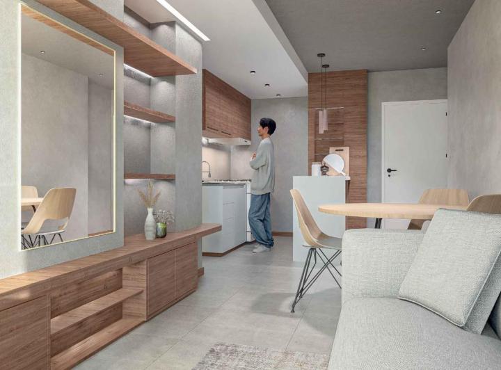Departamento · 64m² · 3 Ambientes