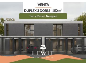 PH · 120m² · 3 Dormitorios · Venta Duplex 3 Dorm. a Estrenar en Centenario B° Tierra Mansa Neuquen