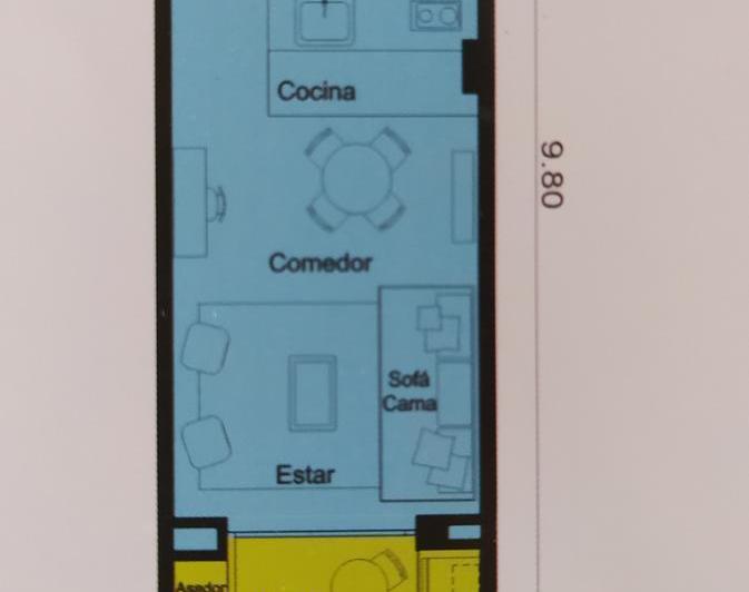 Departamento · 27m² · 1 Ambiente