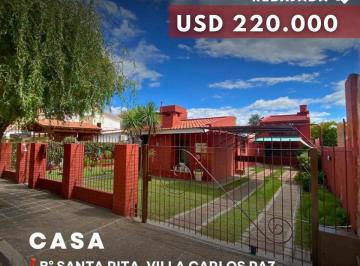 Casa · 250m² · 6 Ambientes · 1 Cochera · Venta de Casa 3 Dorm. y Pileta en Barrio Residencial Santa Rita del Lago - Villa Carlos Paz