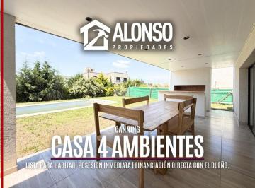 Casa · 122m² · 4 Ambientes · 3 Cocheras · Casa a Estrenar con Piscina y Financiación Directa
