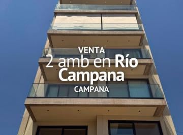 Departamento · 60m² · 2 Ambientes · 1 Cochera · Departamento 2 Ambientes en Venta, Rio Campana