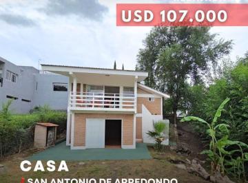 Casa · 110m² · 4 Ambientes · 1 Cochera · Venta Casa Equipada de 2 Dorm. en 900 m² de Terreno a 50 m del Río en San Antonio de Arredondo