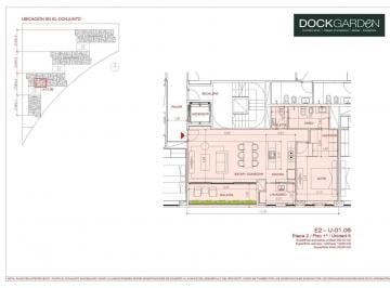 Departamento · 80m² · 2 Ambientes · 1 Cochera · Departamento en Venta 1 Dormitorio en Aldea Dockgarden