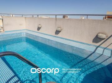 Departamento · 33m² · 1 Ambiente · Departamento Monoambiente con Amplio Patio en Edificio con Pileta