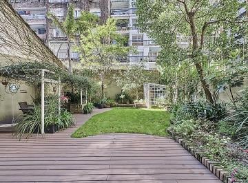 Departamento · 74m² · 3 Ambientes · 1 Cochera · Ortiz y Libertador. Jardín Propio. Dos Dorm.. Cochera. Palermo Chico
