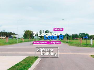 Terreno · 316m² · Venta Lote 634 Ricardone 7 Leguas