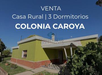 Casa de 3 ambientes, Colonia Caroya · Casa de 3 Dorm. | Colonia Caroya – Zona Rural