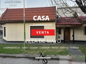 Casa · 100m² · 3 Ambientes · Casa - Villa de Mayo