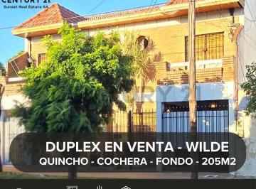 Casa · 147m² · 5 Ambientes · 1 Cochera · Duplex en Venta - Apto Credito - Wilde