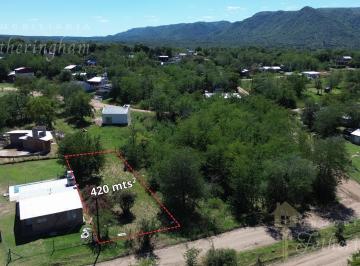 Terreno · 420m² · Lote en Venta |bº Nahuascat | Santa Rosa de Calamuchita